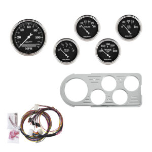 AUTOMETER Direct Fit Dash Kit, Ford Truck 48-50, MPH/Fuel/Oilp/Wtmp/Bat, Otb