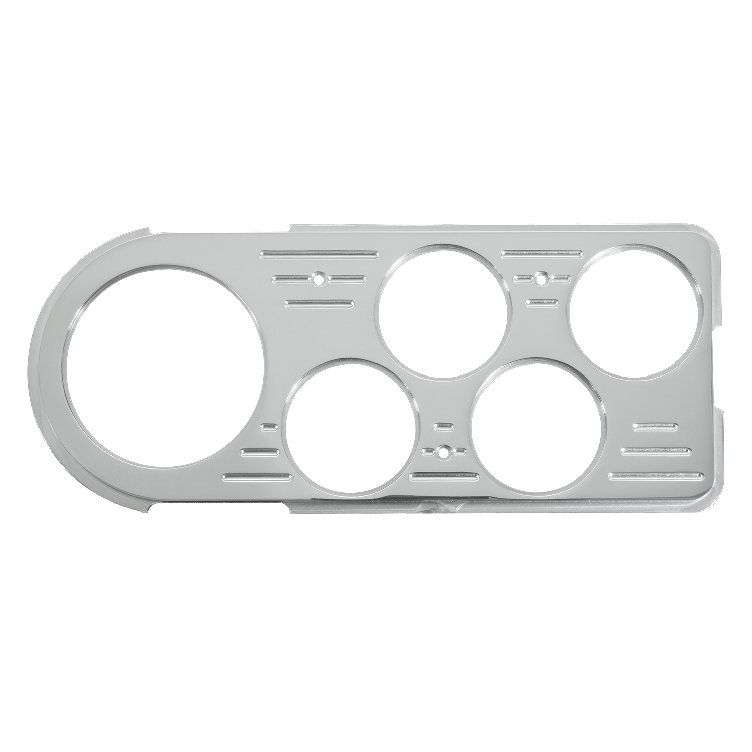 AUTOMETER Dash Panel, Ford Truck 48-50, 1 X 3-1/8", 4 X 2-1/16", Billet
