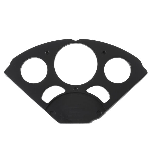 AUTOMETER Dash Insert, Chevy 55-56, 1 X 3-1/8" & 4 X 2-1/16", Sr Bezel, Black