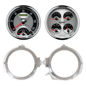 AUTOMETER Direct Fit Dash Kit, 2 PC, Camaro/Fbird 67-68, 2 X 5", American Muscle
