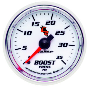 AUTOMETER Boost Gauge 2 1/16", 35PSI, Mechanical, C2