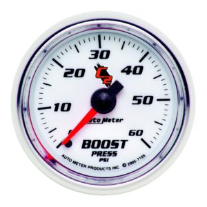 AUTOMETER Boost Gauge 2 1/16", 60PSI, Mechanical, C2