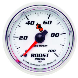 AUTOMETER Boost Gauge 2 1/16", 100PSI, Mechanical, C2