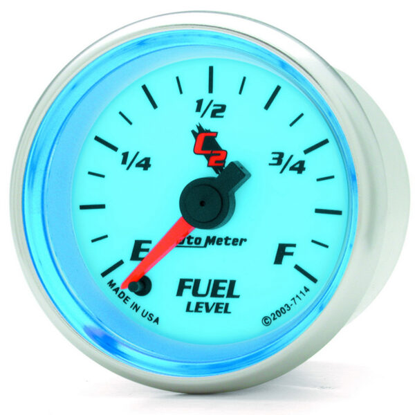 AUTOMETER Fuel Level Gauge 2 1/16", 0-280° Programmable, C2 - Image 2
