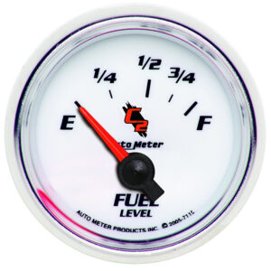 AUTOMETER Fuel Level Gauge 2 1/16", 73° To 10°F, Elec, C2