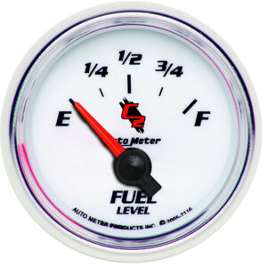 AUTOMETER Fuel Level Gauge 2 1/16", 240° To 33°F, Elec, C2