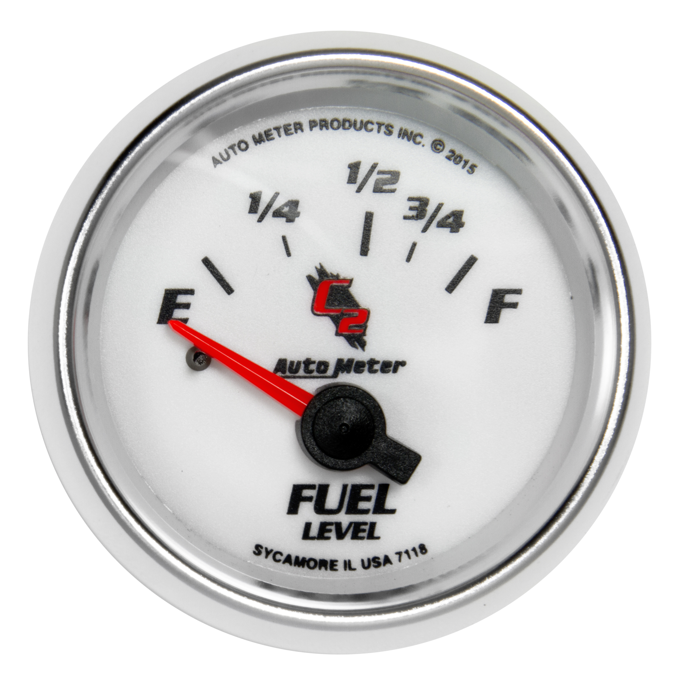 AUTOMETER Fuel Level Gauge 2 1/16", 16° To 158°F, Elec, C2