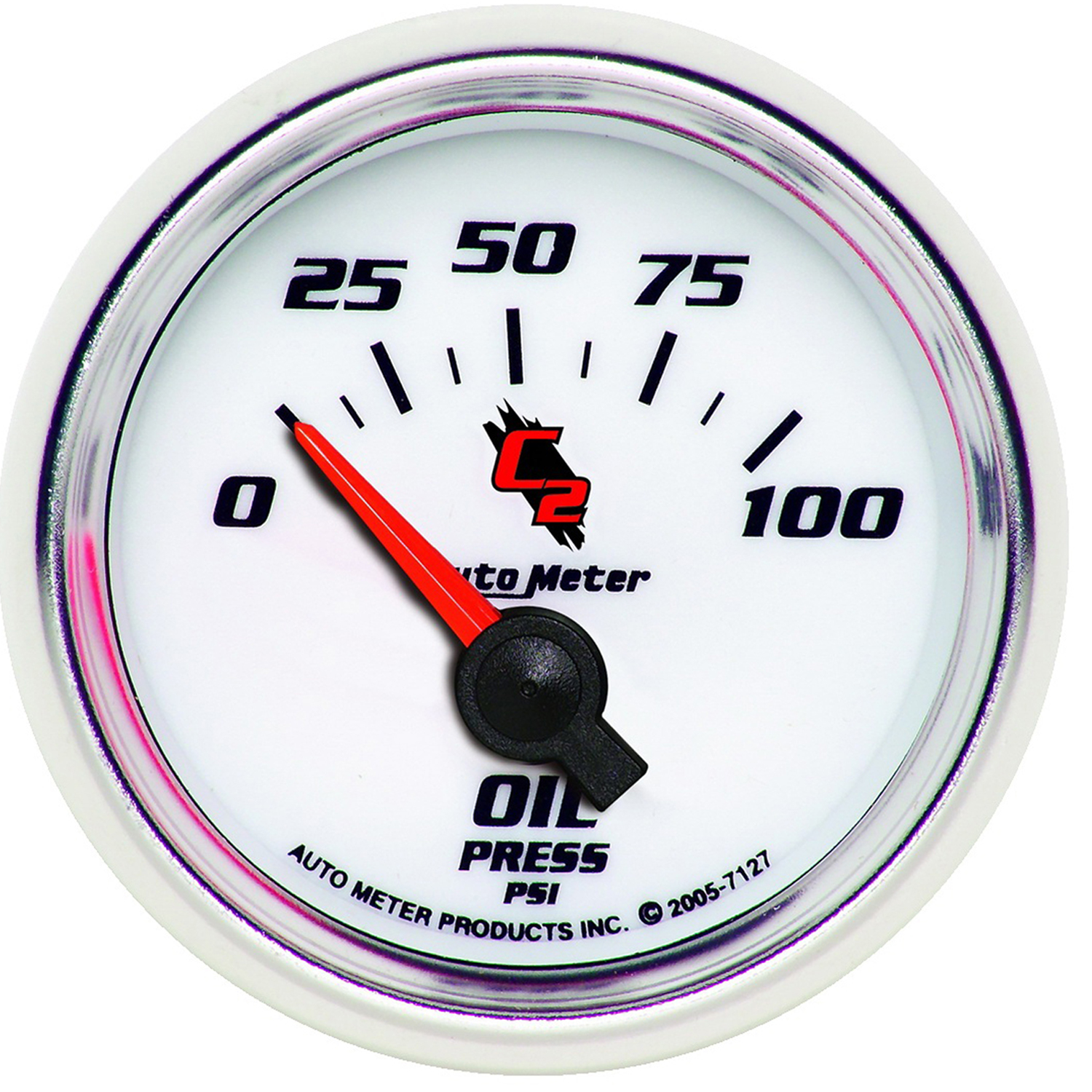 AUTOMETER Oil Pressure Gauge 2 1/16", 100PSI, Electric, C2