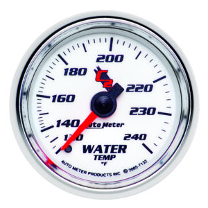 AUTOMETER Water Temperature Gauge 2 1/16", 120-240°f, Mechanical, C2