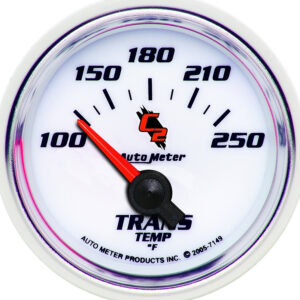 AUTOMETER Transmission Temperature Gauge 2 1/16", 100-250°f, Electric, C2