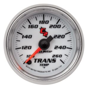 AUTOMETER Transmission Temperature Gauge 2 1/16", 100-260°f, Digital Stepper Motor, C2
