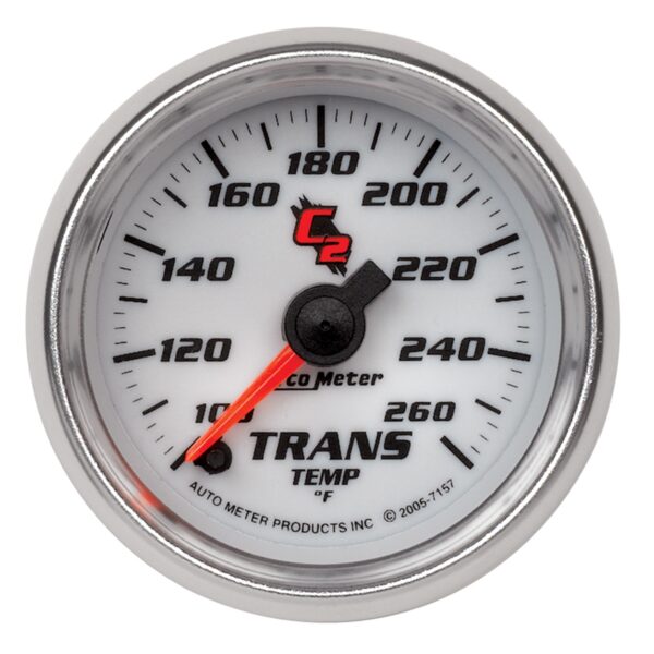 AUTOMETER Transmission Temperature Gauge 2 1/16", 100-260°f, Digital Stepper Motor, C2