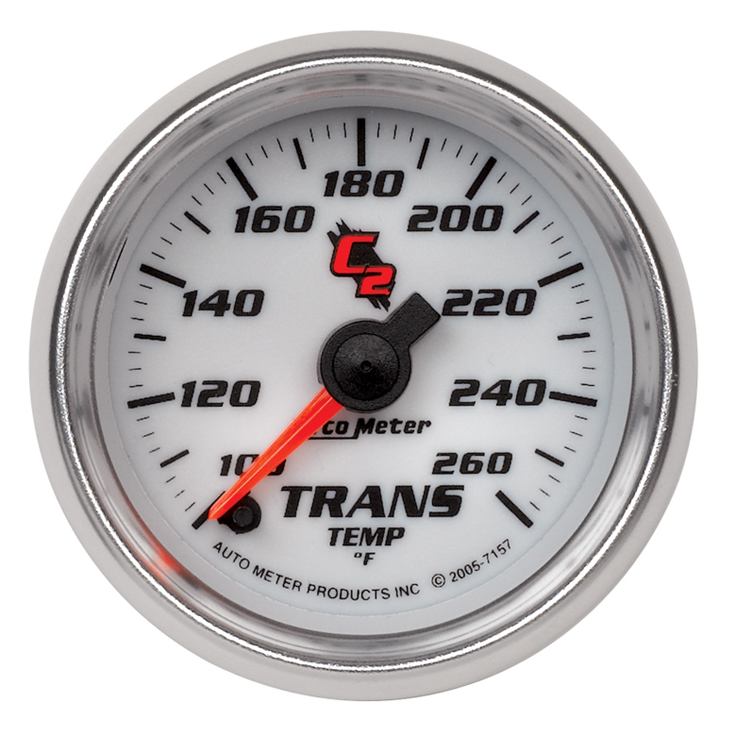 AUTOMETER Transmission Temperature Gauge 2 1/16", 100-260°f, Digital Stepper Motor, C2