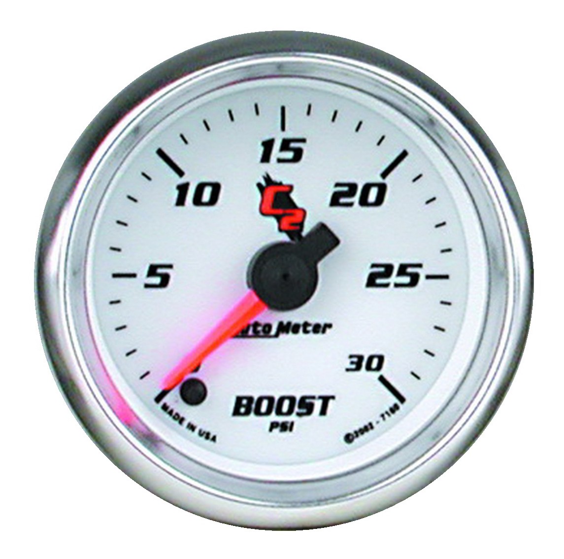 AUTOMETER Boost Gauge 2 1/16", 30PSI, Digital Stepper Motor, C2
