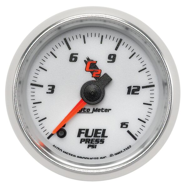AUTOMETER Fuel Pressure Gauge 2 1/16", 15PSI, Digital Stepper Motor, C2