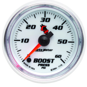 AUTOMETER Boost Gauge 2 1/16", 60PSI, Digital Stepper Motor, C2