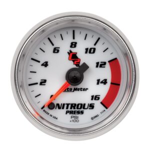 AUTOMETER Nitrous Pressure Gauge 2 1/16", 1600PSI, Digital Stepper Motor, C2