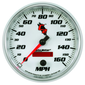 AUTOMETER Speedometer Gauge 5", 160MPH, Elec. Programmable, C2