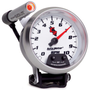 AUTOMETER Tachometer Gauge 3 3/4", 10K RPM, Pedestal W/ Ext. Quick-Lite, C2