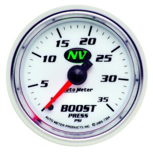 AUTOMETER Boost Gauge 2 1/16", 35PSI, Mechanical, Nv