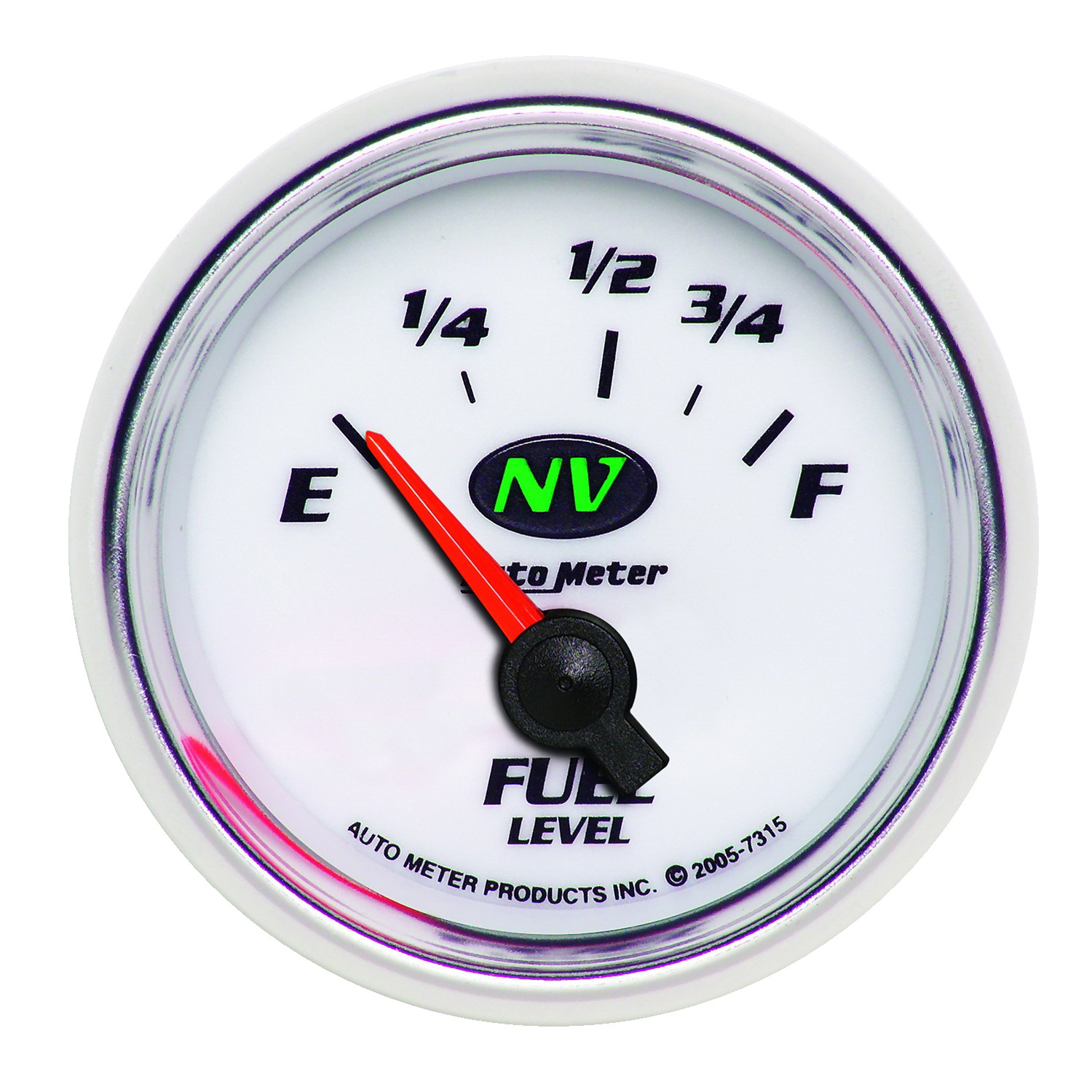 AUTOMETER Fuel Level Gauge 2 1/16", 73° To 10°F, Elec, Nv