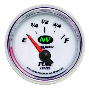 AUTOMETER Fuel Level Gauge 2 1/16", 240° To 33°F, Elec, Nv