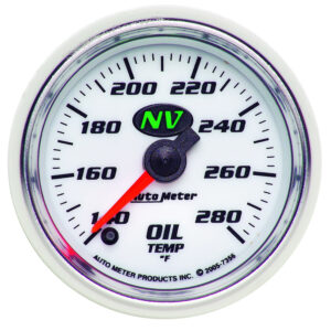 AUTOMETER Oil Temperature Gauge 2 1/16", 140-280°f, Digital Stepper Motor, Nv