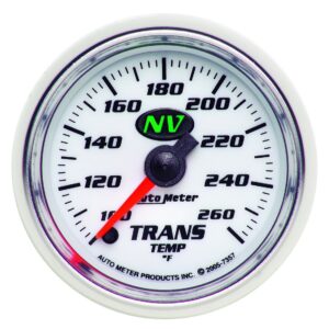 AUTOMETER Transmission Temperature Gauge 2 1/16", 100-260°f, Digital Stepper Motor, Nv
