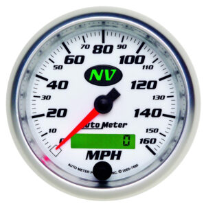 AUTOMETER Speedometer Gauge 3 3/8", 160MPH, Elec. Programmable, Nv