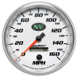 AUTOMETER Speedometer Gauge 5", 160MPH, Elec. Programmable, Nv