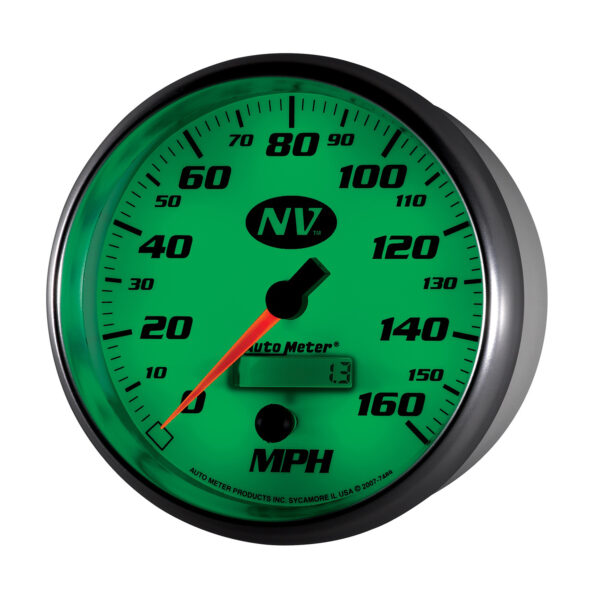 AUTOMETER Speedometer Gauge 5", 160MPH, Elec. Programmable, Nv - Image 4