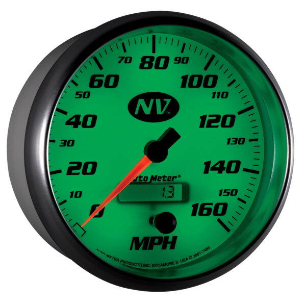 AUTOMETER Speedometer Gauge 5", 160MPH, Elec. Programmable, Nv - Image 6
