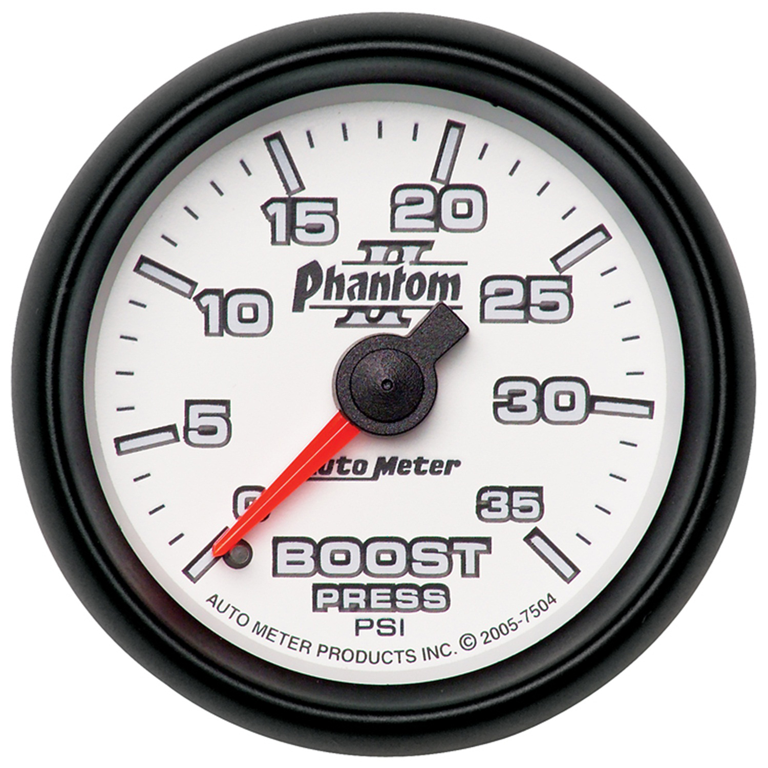 AUTOMETER Boost Gauge 2 1/16", 35PSI, Mechanical, Phantom II