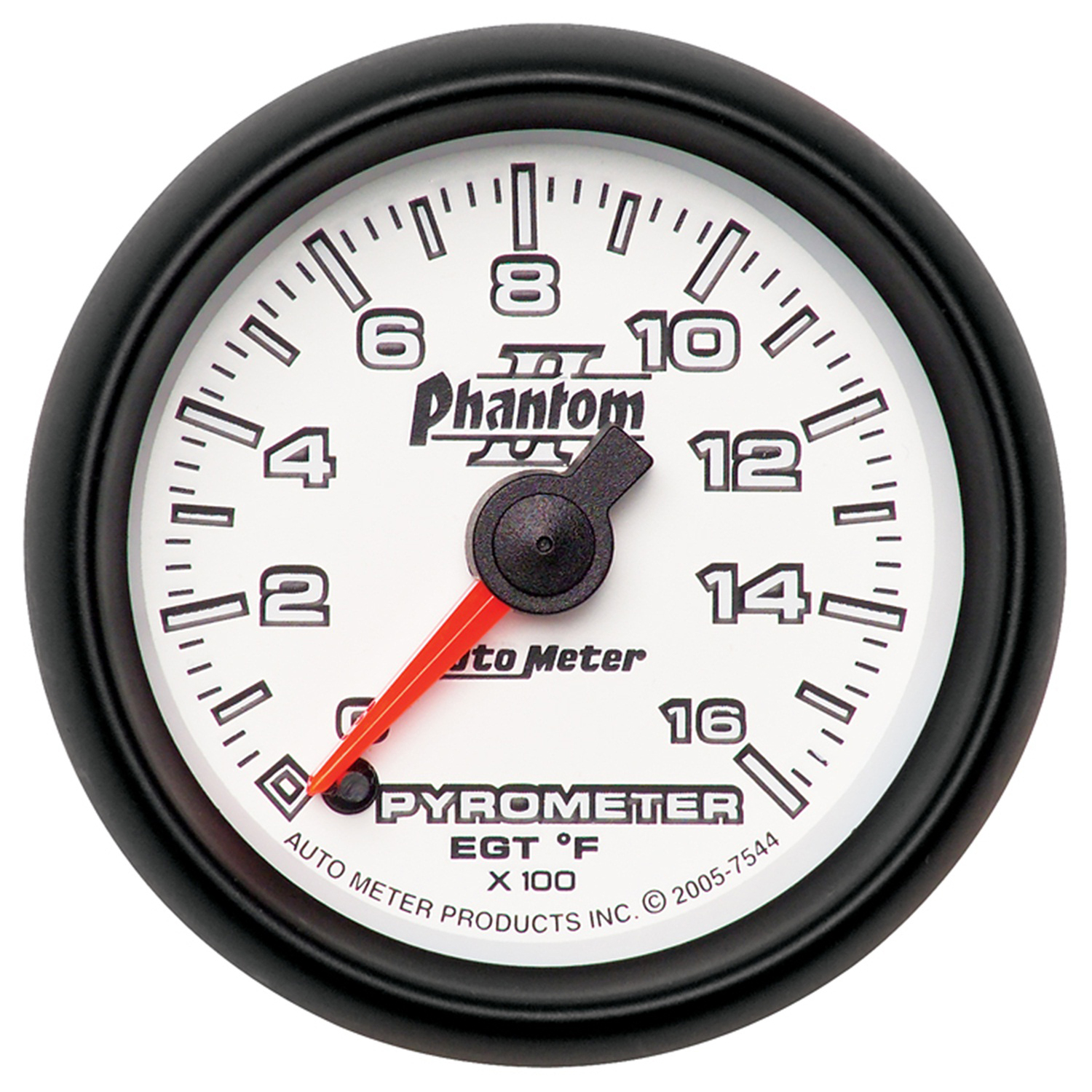 AUTOMETER EGT Pyrometer Gauge 2 1/16", 1600°f, Digital Stepper Motor, Phantom II