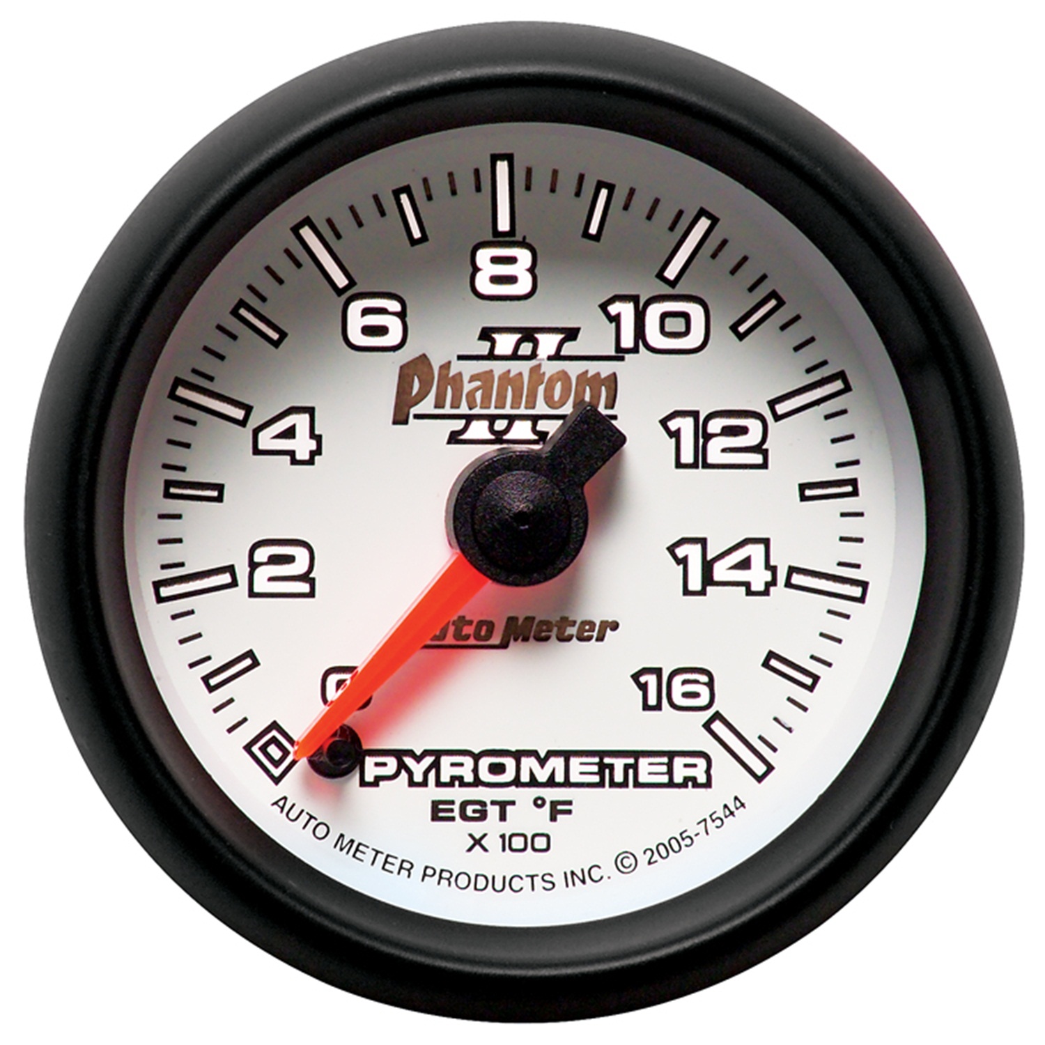 AUTOMETER EGT Pyrometer Gauge 2 1/16", 1600°f, Digital Stepper Motor, Phantom II - Image 2