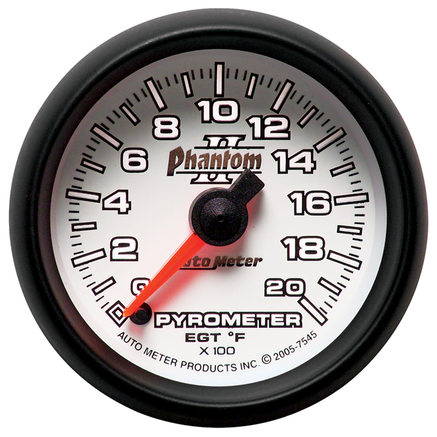 AUTOMETER EGT Pyrometer Gauge 2 1/16", 2000°f, Digital Stepper Motor, Phantom II - Image 2