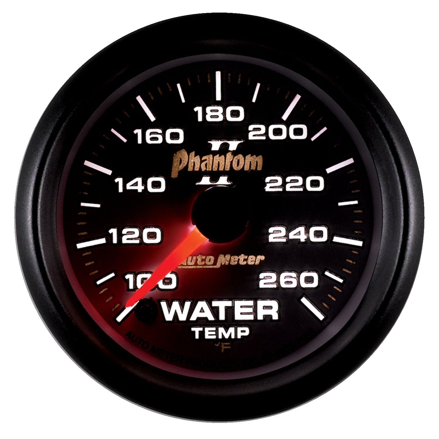 AUTOMETER Water Temperature Gauge 2 1/16", 100-260°f, Digital Stepper Motor, Phantom II - Image 2