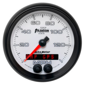 AUTOMETER Speedometer Gauge 3 3/8", 140MPH, GPS, Phantom II