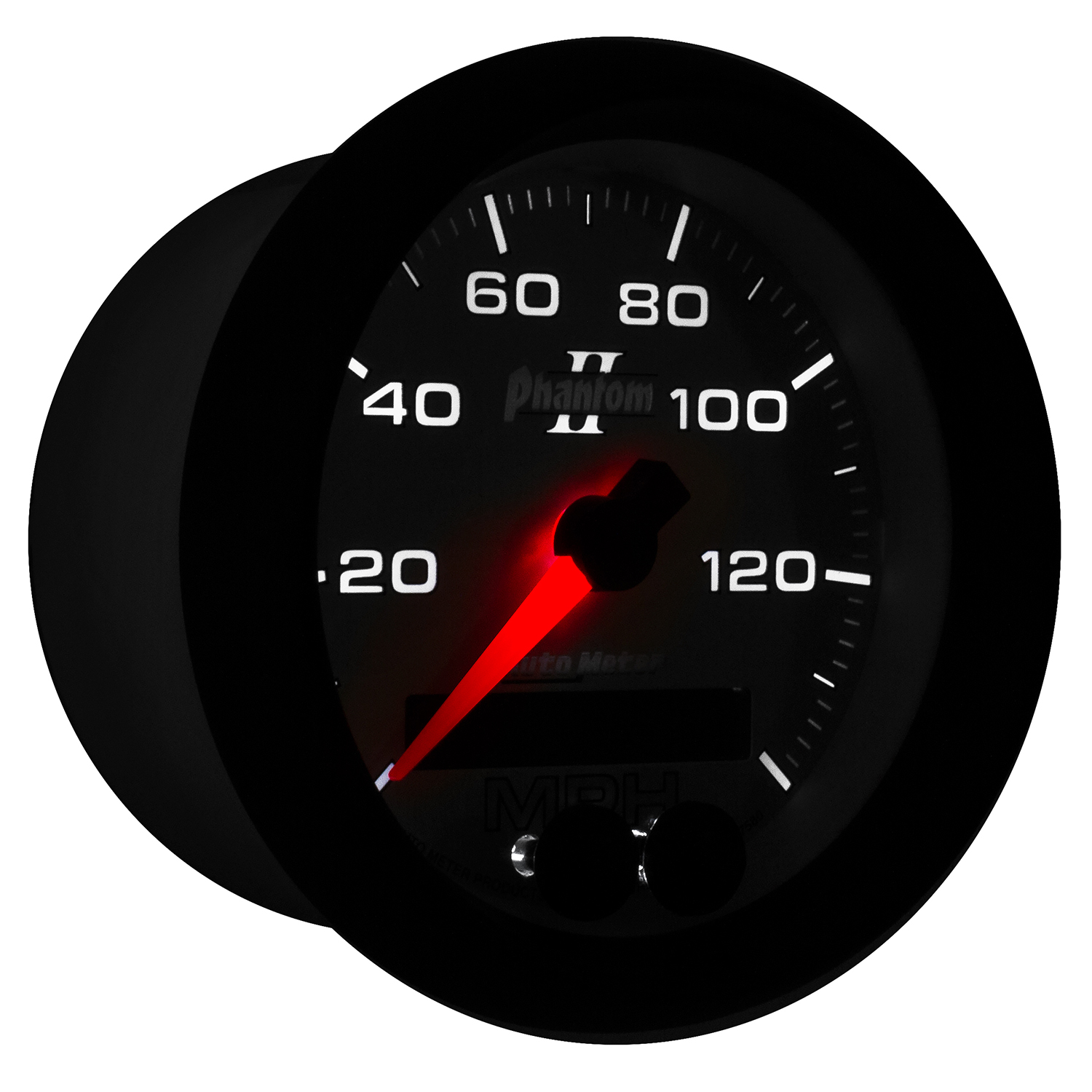 AUTOMETER Speedometer Gauge 3 3/8", 140MPH, GPS, Phantom II - Image 6