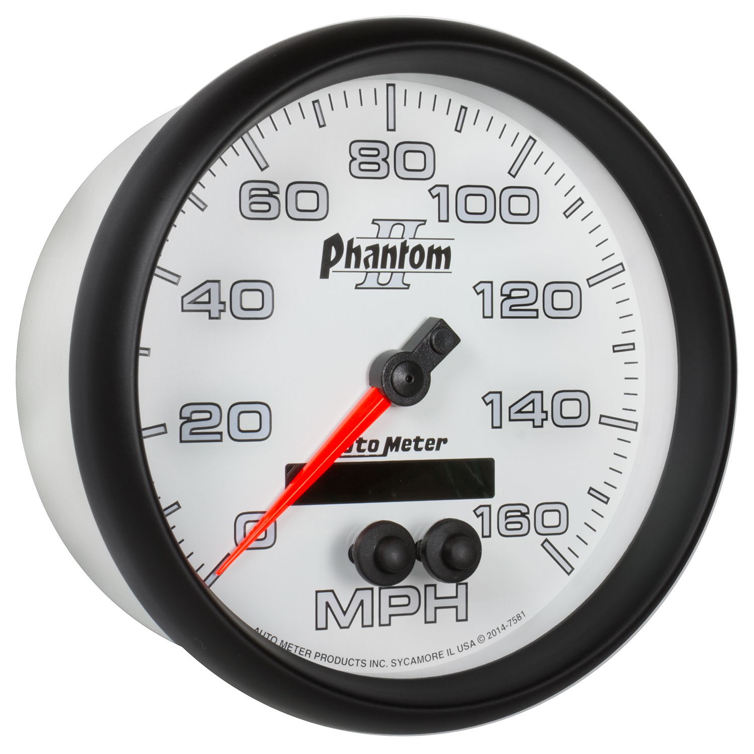 AUTOMETER Speedometer Gauge 5", 160MPH, GPS, Phantom II - Image 5