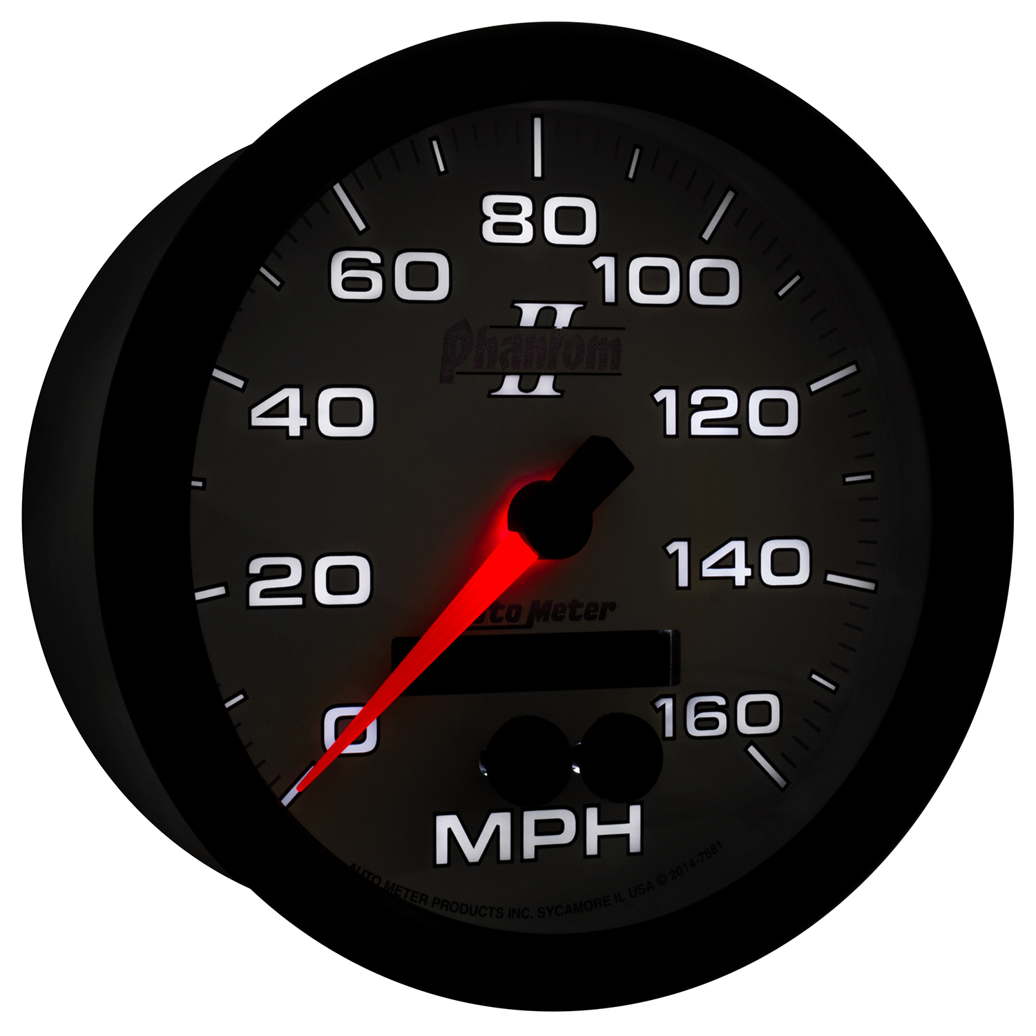 AUTOMETER Speedometer Gauge 5", 160MPH, GPS, Phantom II - Image 6