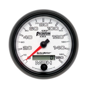 AUTOMETER 3 3/8" 160MPH Electric Programmable GPS Speedometer Gauge, Phantom II