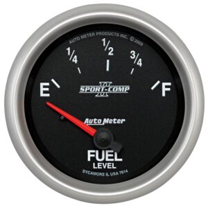 AUTOMETER Fuel Level Gauge 2 5/8", 0° To 90°F, Elec, Sport-Comp II