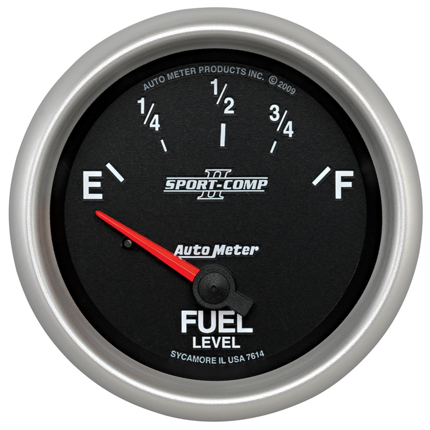 AUTOMETER Fuel Level Gauge 2 5/8", 0° To 90°F, Elec, Sport-Comp II
