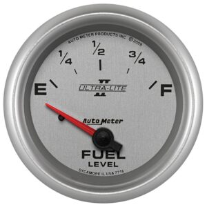 AUTOMETER Fuel Level Gauge 2 5/8", 240° To 33°F, Elec, Ultra-Lite II
