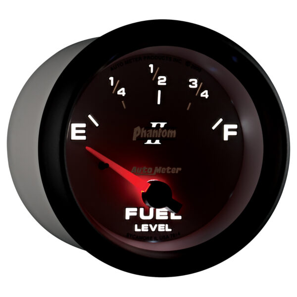 AUTOMETER Fuel Level Gauge 2 5/8", 0° To 90°F, Elec, Phantom II - Image 6