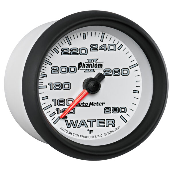 AUTOMETER Water Temperature Gauge 2 5/8", 140-280°f, Mechanical, Phantom II - Image 5