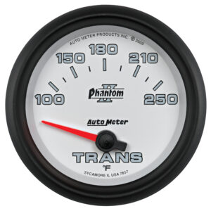 AUTOMETER Transmission Temperature Gauge 2 5/8", 100-250°f, Electric, Phantom II