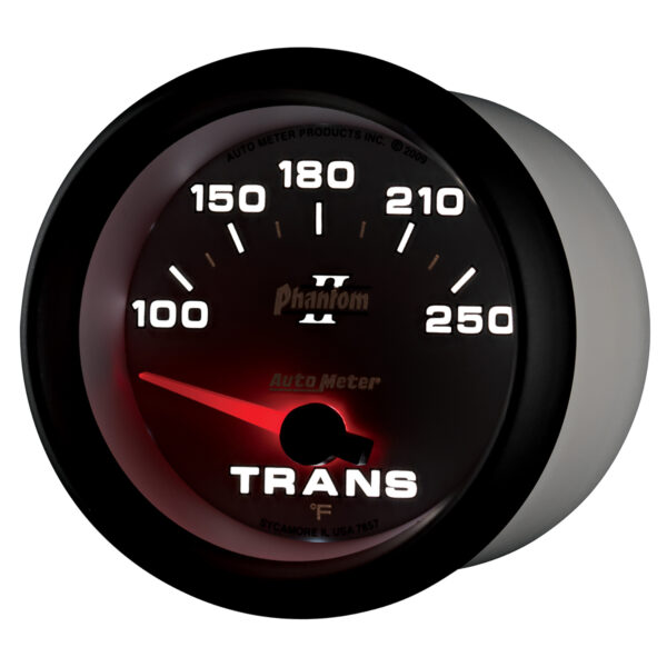 AUTOMETER Transmission Temperature Gauge 2 5/8", 100-250°f, Electric, Phantom II - Image 3