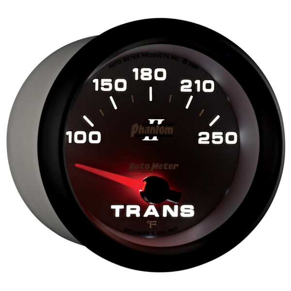 AUTOMETER Transmission Temperature Gauge 2 5/8", 100-250°f, Electric, Phantom II - Image 6